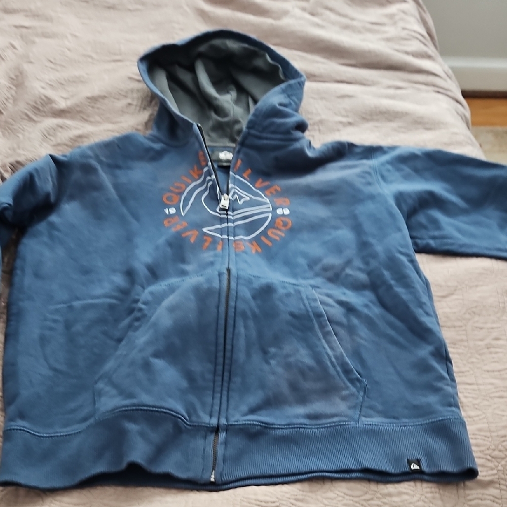 Quiksilver Navy Kids Zip-Up Hoodie